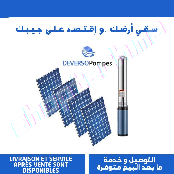 Kit pompe immergée solaire 1000w