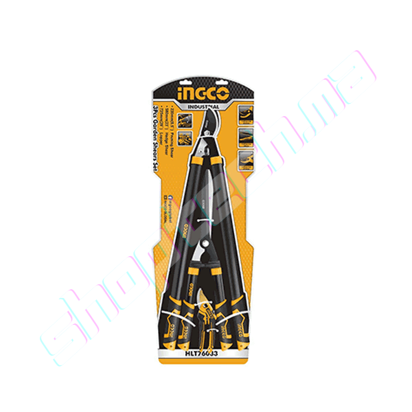 Jeu 3pcs jardinage sécateur/cisaille/coupe branches