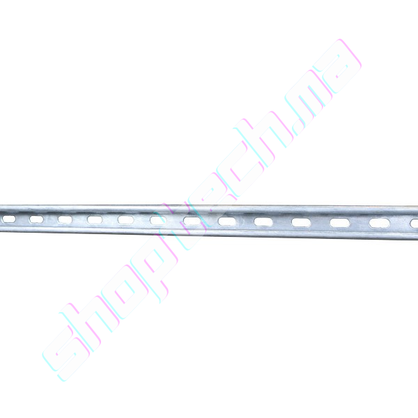 Rail perfore en acier galvanise (41x41x1.5mm2) longueur de rail 5,40
