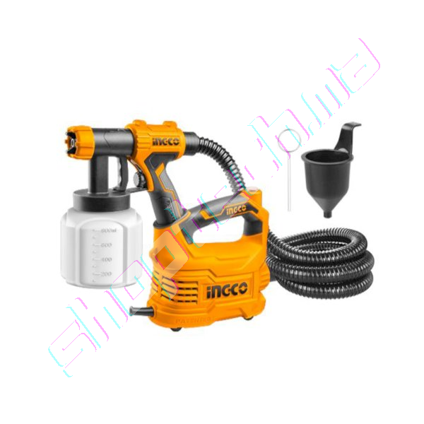 Pistolet à peinture 550w bac en plastique