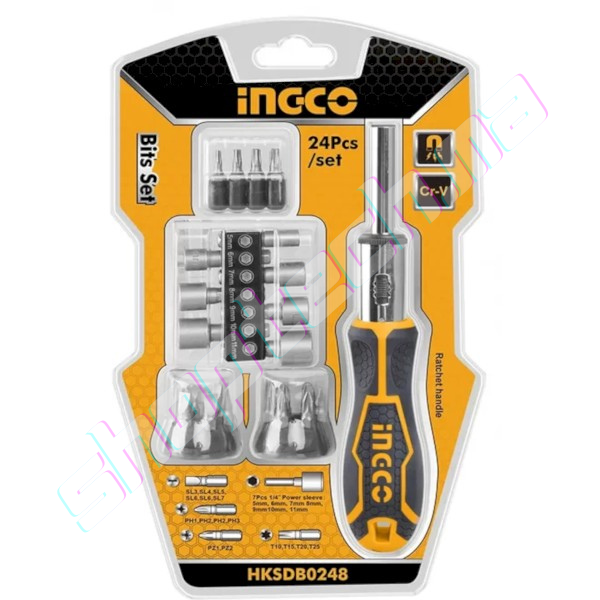 Coffret tournevis 24 embouts