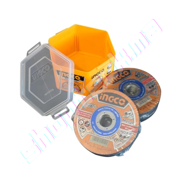 Jeu de 50 disques abrasifs 115mm ss