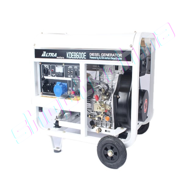 Groupe éléctrogène diesel 220v 5,5 / 6kw sur roue (6kva)