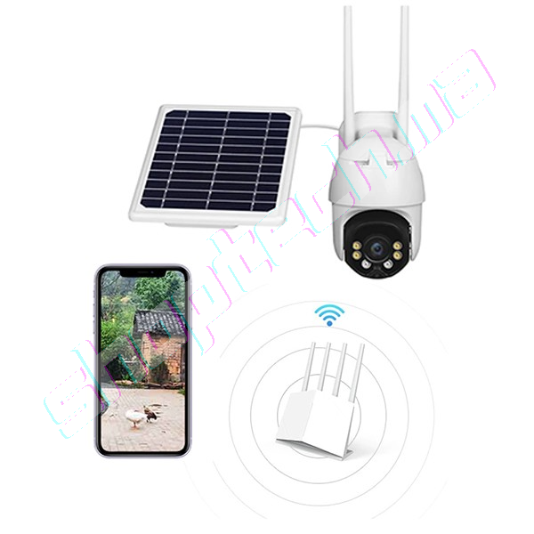 Camera solaire wifi speed dome